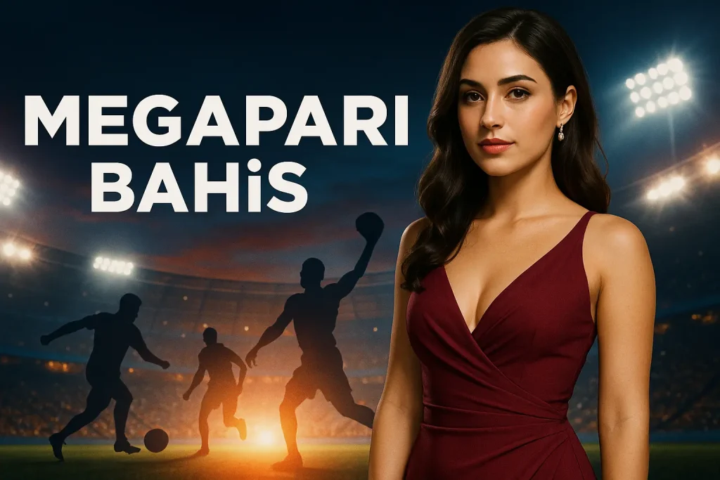 Megapari bahis platformu hakkında her şey Megapari'nin sunduğu bahis olanaklarını anlatan dijital tanıtım görseli